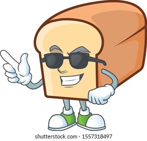 White bread with super cool cartoon character shape.