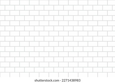 White Brick pattern Background vector file
