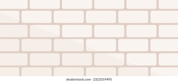 white brick texture backhround for banner with empty space