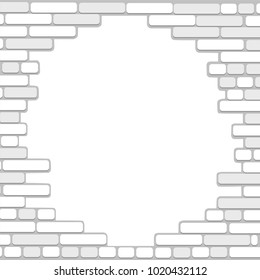 white brick wall background