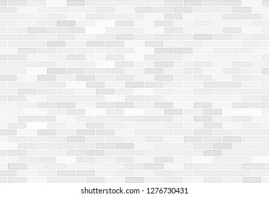 White brick wall background
