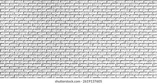 White brick wall background. Brick wall background. white or dark gray pattern grainy concrete wall stone texture background.	
