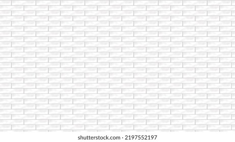 White Brick Wall, White Background For Design | Texture of a White Painted Brick Wall Background or Wallpaper | Wide Angle Brick Wall Background | White Wall | Brick Background
