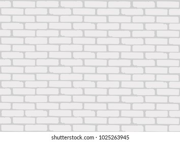 White brick wall. Seamless texture