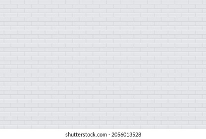 White brick wall texture background