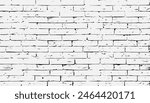 White brick wall texture seamless vector illustration