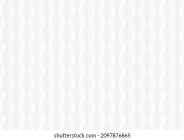 White brick wall is texture for use wallpaper. Abstract pattern stonewall background. Vector 3d  paper grey cover modern.