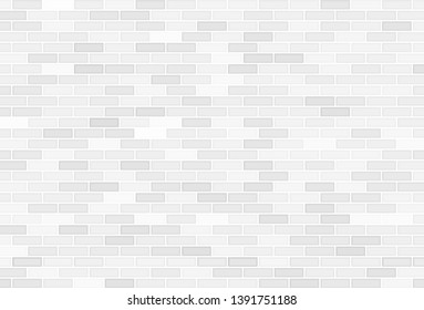 White brick wall vector background