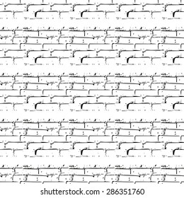 White brick wall vector illustration of a seamless pattern.
