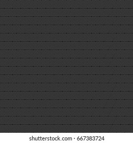 White broken lines contours on black background. Seamless surface pattern design with linear ornament. Curves wallpaper. Angle brackets motif. Digital paper with chevrons. Striped vector illustration.