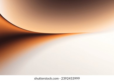 White Brown Background, Abstract geometric background with liquid shapes. Vector illustration.