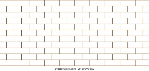 White and brown brick wall background