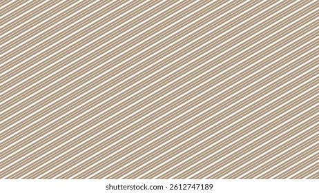 White and brown diagonal stripes background. Lines seamless pattern. Cute background with diagonal line.	