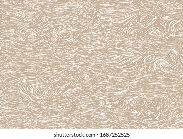 White and brown texture pattern for Realistic graphic design. wood material wallpaper background.Grunge overlay wooden texture random lines. Vector illustration
