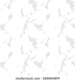 White Brush Stroke Camouflage abstract seamless pattern background suitable for fashion textiles, graphics