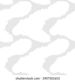 White Brush stroke fur pattern design for fashion prints, homeware, graphics, backgrounds