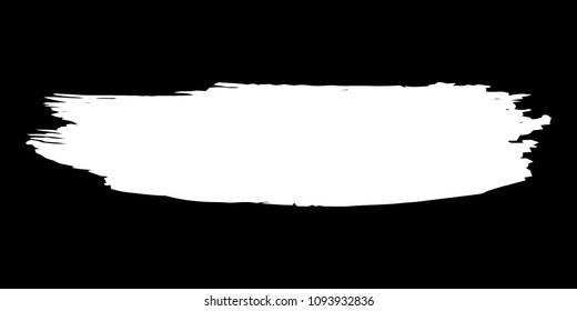 White Brushes Grunge Paint stripe. Distressed Vector Brush Stroke. Modern Textured banner. Dirty Artistic Design Elements. Creative Design Elements. Perfect For Logo, Banner, Icon. 