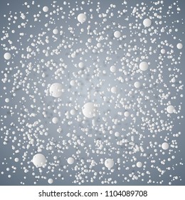 white bubble on gray background as template concept. vector illustration