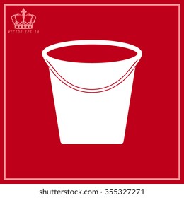 White Bucket icon