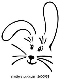 White bunny