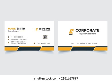 White Business Card Template Design