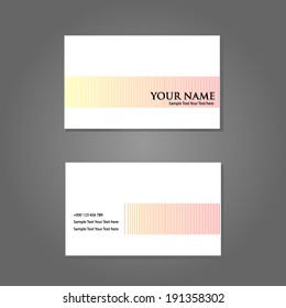 White business card,vector.
