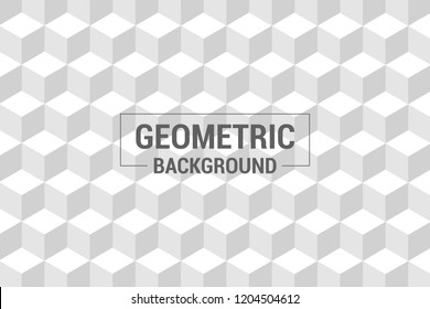 White business geometric background.