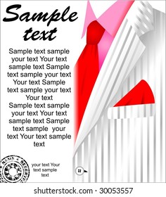 white business poster vector
