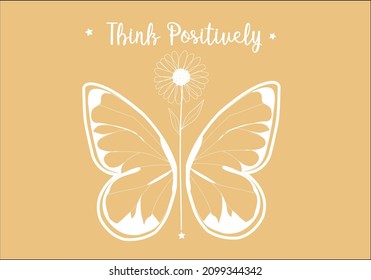 white butterfly and daisy flower sketch vector design. butterfly vector margarita mariposa stationery,mug,t shirt,phone case fashion slogan style spring summer sticker 