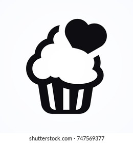 white cake icon