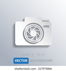white camera shutter background, vector eps10.