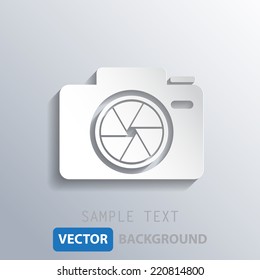 white camera shutter background, vector eps10.