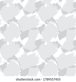 White Camouflage abstract seamless pattern background suitable for fashion textiles, graphics
