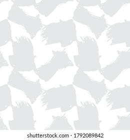 White Camouflage abstract seamless pattern background suitable for fashion textiles, graphics