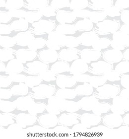 White Camouflage abstract seamless pattern background suitable for fashion textiles, graphics