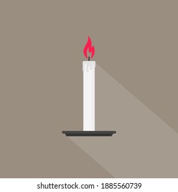 Arte vectorial de velas blancas y gráficos
