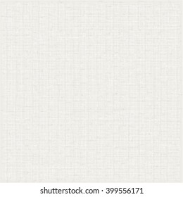 White canvas texture. Linen background. Vector design.