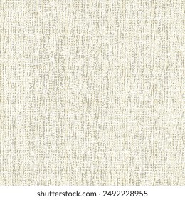 A white canvas worn by age. Coarse hemp or jute fabric. Rustic cloth texture background. Abstract vector seamless.