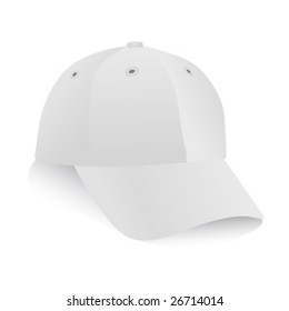 white cap vector