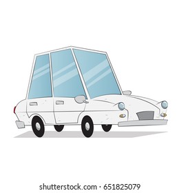 White car