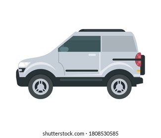 white car design, Vehicle automobile auto and transportation theme Vector illustration