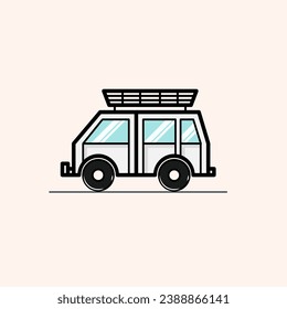 diseño de vectores de auto blanco. ilustración vectorial