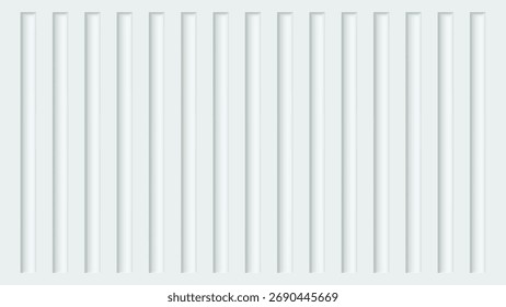 Líneas de Vertical de pared de contenedor de carga blanco