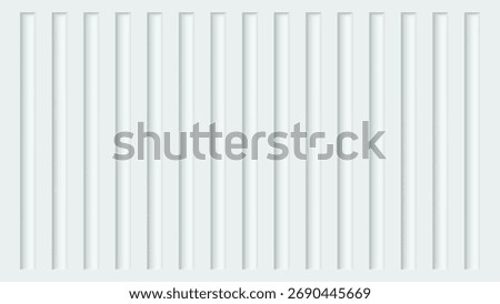 a white cargo container wall vertical lines