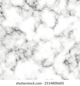 Fondo de textura de mármol de estatuas de Carrara blancas. Mármol brillante de Calacatta con rayas de colores grises. Patrón de fondo abstracto de textura de mármol de piedra de Carrara. 