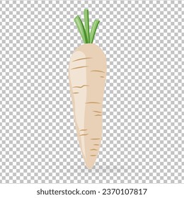A white carrots icon isolated on white background vector illustration