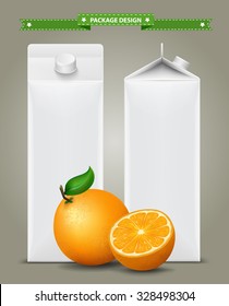 White carton boxes, ideal for fruit juice. Can drawn with mesh tool. Fully adjustable & scalable. packages design