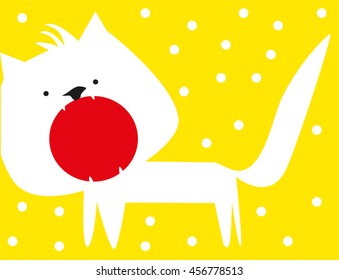 White cat