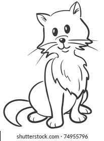 white cat