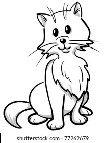 white cat